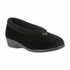 Black Beverley Velour Slippers | Lotus -Lotus Shop black beverley velour slippers lotus p12705 29372 medium