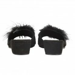 Black & Diamante Allure Slippers | Lotus -Lotus Shop black diamante allure slippers lotus p12696 29541 medium