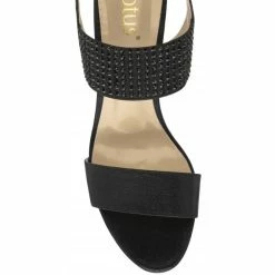 Black & Diamante Aurora Heeled Sandals | Lotus -Lotus Shop black diamante aurora heeled sandals lotus p13717 33012 medium