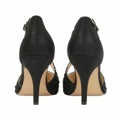 Black & Diamante Panache Court Shoes | Lotus -Lotus Shop black diamante panache court shoes lotus p12712 29178 medium