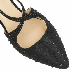 Black & Diamante Panache Court Shoes | Lotus -Lotus Shop black diamante panache court shoes lotus p12712 29179 medium