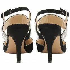 Black & Diamante Violette Slingback Court Shoes | Lotus 8 Black & Diamante Violette Slingback Court Shoes | Lotus -Lotus Shop black diamante violette slingback court shoes lotus p13619 33055 medium