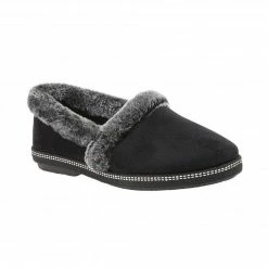 Black Greta Textile Slippers | Lotus