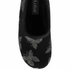 Black Jessie Full Shoe Slippers | Lotus -Lotus Shop black jessie full shoe slippers lotus p13123 31001 medium