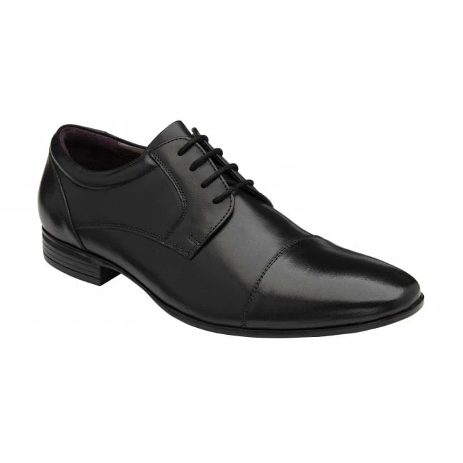 Black Leather Banwell Lace-Up Oxford Shoes | Lotus 3 Black Leather Banwell Lace-Up Oxford Shoes | Lotus