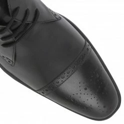 Black Leather Bradley Lace-Up Boots | Lotus -Lotus Shop black leather bradley lace up boots lotus p12395 27902 medium