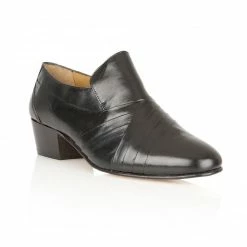 Black Leather Carnaby Loafers | Rombah Wallace