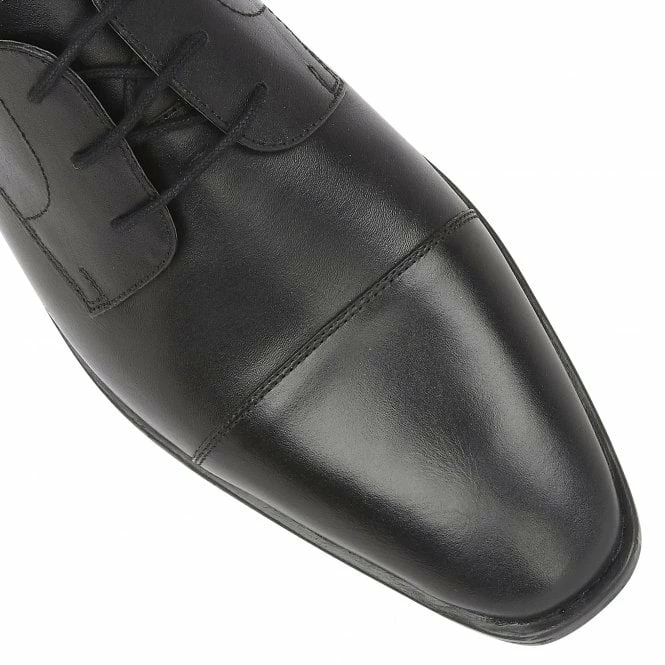 Black Leather Euston Lace-Up Derby Shoes | Lotus 6 Black Leather Euston Lace-Up Derby Shoes | Lotus - Image 4