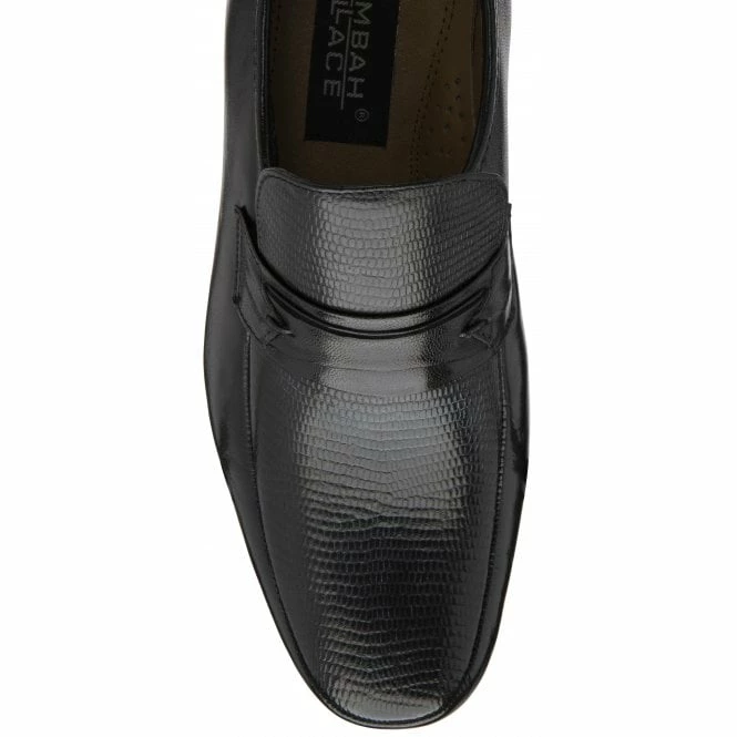 Black Leather Galligan Loafers | Rombah Wallace 6 Black Leather Galligan Loafers | Rombah Wallace - Image 4