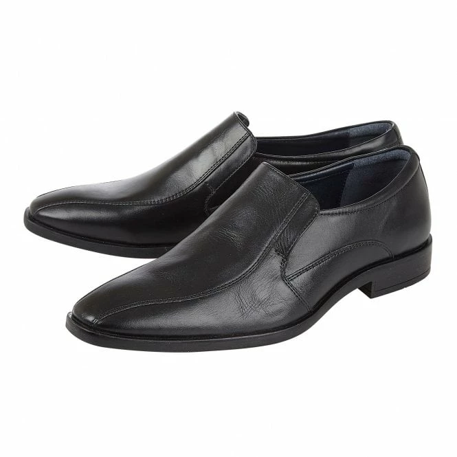 Black Leather Gerald Loafers | Lotus 4 Black Leather Gerald Loafers | Lotus - Image 2