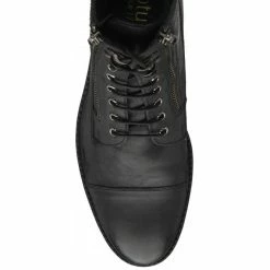 Black Leather Harry Zip-Up Ankle Boots | Lotus 9 Black Leather Harry Zip-Up Ankle Boots | Lotus -Lotus Shop black leather harry zip up ankle boots lotus p13543 32147 medium