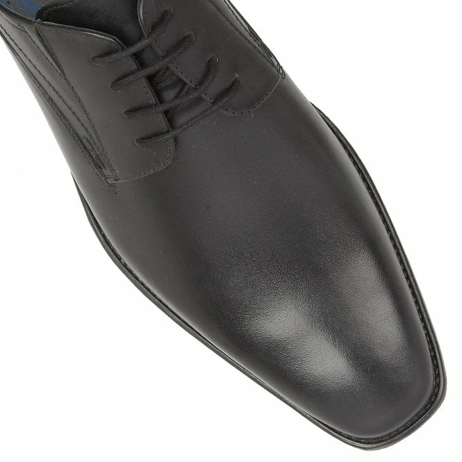Black Leather Huntington Lace-Up Shoes | Lotus 6 Black Leather Huntington Lace-Up Shoes | Lotus - Image 4