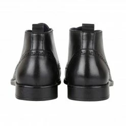 Black Leather Norris Lace-Up Boots | Lotus -Lotus Shop black leather norris lace up boots lotus p12735 29465 medium