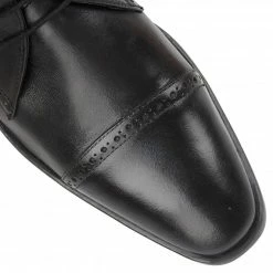 Black Leather Norris Lace-Up Boots | Lotus -Lotus Shop black leather norris lace up boots lotus p12735 29466 medium