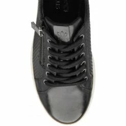Black Leather Stroud Casual Trainers | Stressless By Lotus -Lotus Shop black leather stroud casual trainers stressless by lotus p13400 32423 medium