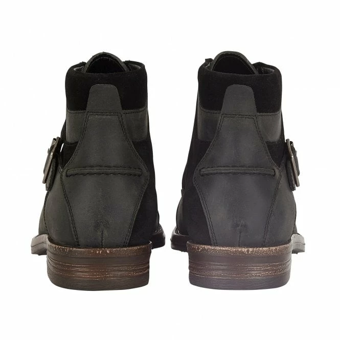 Black Leather & Suede Irvine Lace-Up Boots | Lotus 5 Black Leather & Suede Irvine Lace-Up Boots | Lotus - Image 3