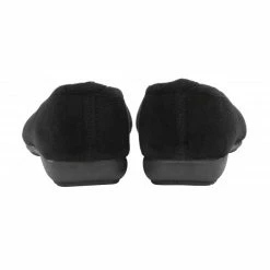 Black Lois Ballerina Slippers | Lotus -Lotus Shop black lois ballerina slippers lotus p13124 31004 medium