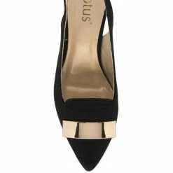 Black Microfibre Elyse Slingback Court Shoes | Lotus -Lotus Shop black microfibre elyse slingback court shoes lotus p13724 33052 medium