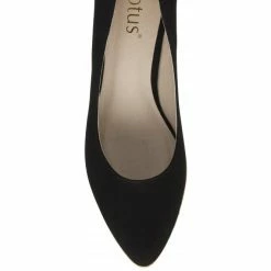 Black Microfibre Giselle Wedge Shoes | Lotus -Lotus Shop black microfibre giselle wedge shoes lotus p13601 32900 medium