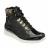 Black Patent Leather & Leopard-Print Saskia High Top Trainers | Stressless By Lotus -Lotus Shop black patent leather leopard print saskia high top trainers stressless by lotus p13354 32364 medium