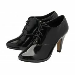 Lotus Shop -Lotus Shop black patent sonia shoe boots lotus p13494 32409 medium