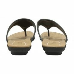 Black Rafaella Flat Toe-Post Sandals | Lotus -Lotus Shop black rafaella flat toe post sandals lotus p13188 31574 medium