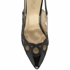 Black & Snake-Print Debbie Slingback Court Shoes | Lotus -Lotus Shop black snake print debbie slingback court shoes lotus p13615 33016 medium