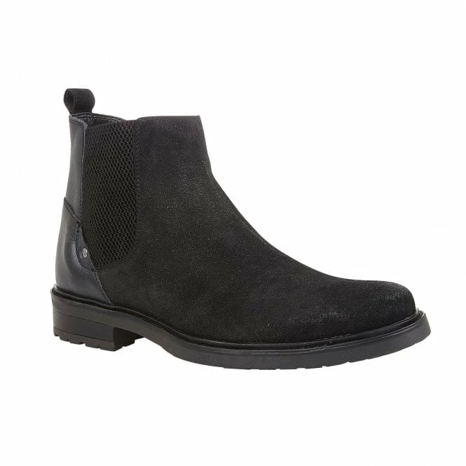Black Suede & Leather Fabian Ankle Boots | Lotus 3 Black Suede & Leather Fabian Ankle Boots | Lotus