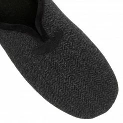 Black Textile Albert Slippers | Lotus -Lotus Shop black textile albert slippers lotus p12736 29722 medium
