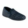 Blue Check Textile Ralf Full Shoe Slippers | Lotus -Lotus Shop blue check textile ralf full shoe slippers lotus p13133 31070 medium