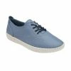 Blue Leather Juliana Lace-Up Shoes | Lotus