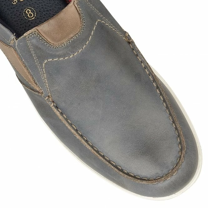 Blue Moore Slip-On Shoes | Lotus 6 Blue Moore Slip-On Shoes | Lotus - Image 4