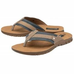 Blue & Tobacco Ian Toe-Post Sandals | Lotus -Lotus Shop blue tobacco ian toe post sandals lotus p12927 30220 medium