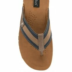 Blue & Tobacco Ian Toe-Post Sandals | Lotus -Lotus Shop blue tobacco ian toe post sandals lotus p12927 30222 medium