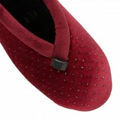 Bordo Beverley Velour Slippers | Lotus -Lotus Shop bordo beverley velour slippers lotus p12849 29383 medium