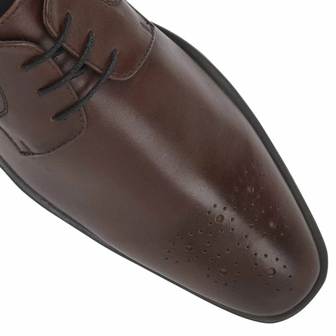 Bordo Leather Cameron Lace-Up Shoes | Lotus 6 Bordo Leather Cameron Lace-Up Shoes | Lotus - Image 4