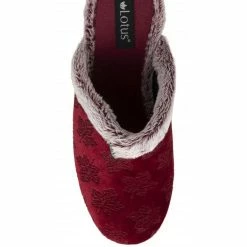 Bordo Polly Mule Slippers | Lotus 9 Bordo Polly Mule Slippers | Lotus -Lotus Shop bordo polly mule slippers lotus p13126 31025 medium