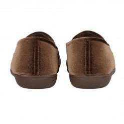 Brown Clarence Velour Slippers | Lotus -Lotus Shop brown clarence velour slippers lotus p12865 29697 medium