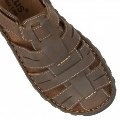 Brown Leather Bruno Strap Sandals | Lotus -Lotus Shop brown leather bruno strap sandals lotus p12141 27007 medium