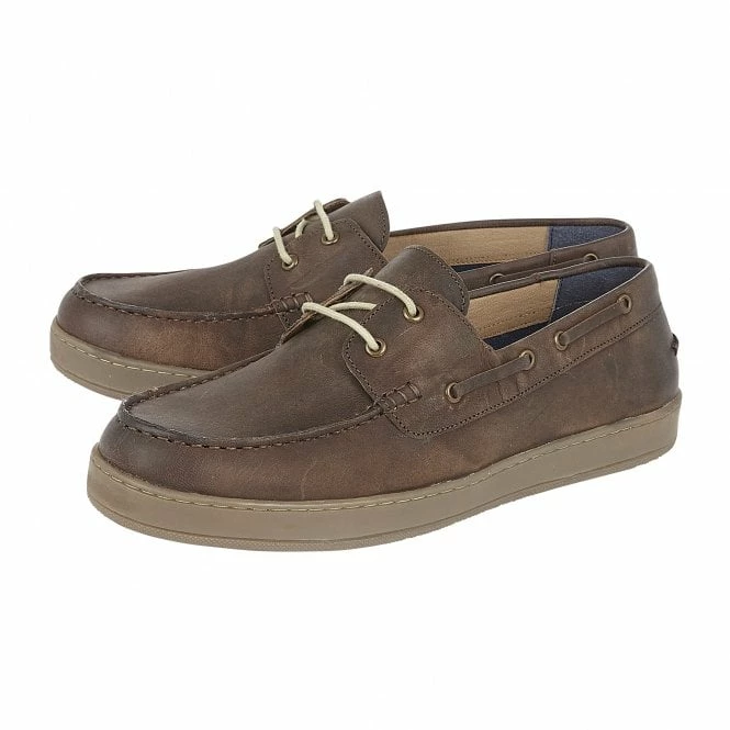 Brown Leather Dawson Deck Shoes | Lotus 4 Brown Leather Dawson Deck Shoes | Lotus - Image 2