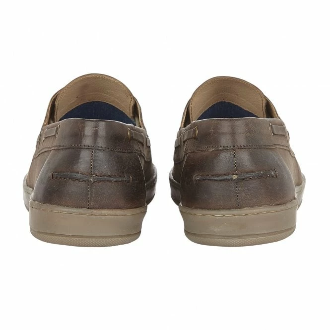 Brown Leather Dawson Deck Shoes | Lotus 5 Brown Leather Dawson Deck Shoes | Lotus - Image 3