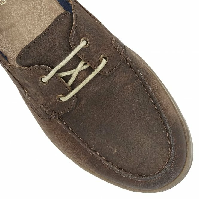 Brown Leather Dawson Deck Shoes | Lotus 6 Brown Leather Dawson Deck Shoes | Lotus - Image 4