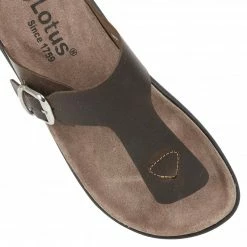 Brown Leather Grady Toe-Post Sandals | Lotus -Lotus Shop brown leather grady toe post sandals lotus p12633 28895 medium