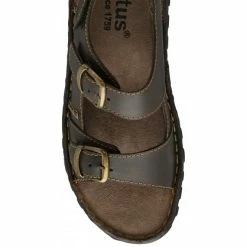 Brown Leather Jasper Open-Toe Sandals | Lotus -Lotus Shop brown leather jasper open toe sandals lotus p13320 31659 medium