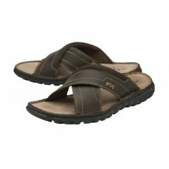 Brown Leather Mikey Mule Sandals | Lotus -Lotus Shop brown leather mikey mule sandals lotus p13299 31158 medium