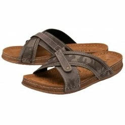 Brown Marvin Mule Sandals | Lotus -Lotus Shop brown marvin mule sandals lotus p12997 30276 medium