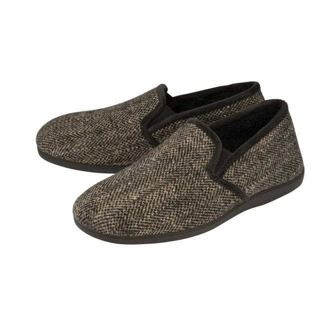 Brown Stanley Full Shoe Slippers | Lotus 4 Brown Stanley Full Shoe Slippers | Lotus - Image 2
