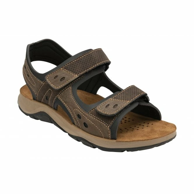 Brown Thuram Raft Sandals | Lotus 3 Brown Thuram Raft Sandals | Lotus