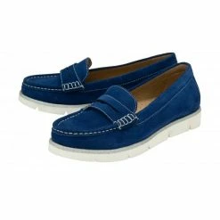 Cobalt Blue Suede Asher Loafers | Lotus 7 Cobalt Blue Suede Asher Loafers | Lotus -Lotus Shop cobalt blue suede asher loafers lotus p13208 31601 medium