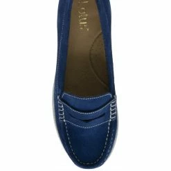 Cobalt Blue Suede Asher Loafers | Lotus 9 Cobalt Blue Suede Asher Loafers | Lotus -Lotus Shop cobalt blue suede asher loafers lotus p13208 31603 medium